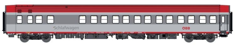 L.S. Models LS47087 - H0 - Schlafwagen T2S, ÖBB, Ep. VI - Wagen 2